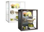 VCM Vitrine hängend Vitrine ohne Glasfronten Maße ca. H. 60 x B. 52 x T. 35 cm Hängevitrine Modern und platzsparend Vitrinenschrank - Glasol S
