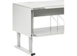 Seitliche Schutzbleche für Treston QuatreX 750 mm, ESD-leitfähig, B 62 x T 748 x H 504 mm, lichtgrau RAL 7035, 2 Stück