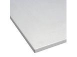 Treston LPL-Tischplatte QuatreX, melaminharzbeschichtet, Kantenschutz, B 1530 x T 900 x H 25 mm, lichtgrau RAL 7035