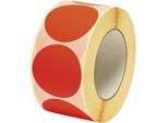 ratioform Markierungspunkte, Ø 60 mm, 1000 Stk pro Rolle, rot