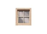 Dreh-/ Kippfenster aus Echtglas 38/40mm Gartenhausfenster