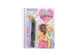 Topmodel Colouring Book Set Handlettering