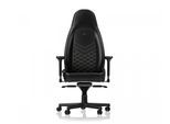 noblechairs ICON PU-Leather - Schwarz / Platinweiß NBL-ICN-PU-BPW