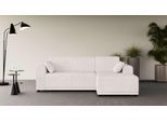Ecksofa HOME AFFAIRE "TAMMO", beige (creme), B:233cm H:80cm T:162cm, 100% Polyester, Sofas, Ecksofa, L-Form