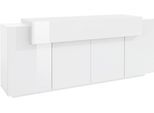 INOSIGN Sideboard »Coro, Kommode, Schrank, Kredenz, grifflos mit Einlegeböden«, 1 klappe,4 Türen, Doppeltiefe, B/T/H 200x45x85,6cm