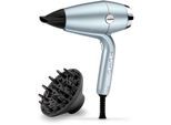 BaByliss Haartrockner D773DE Hydro-Fusion, 2100 W, mit Advanced Plasma Technologie, blau