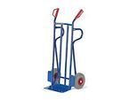 Sackkarre, Sicherheitsgriffe, 15 kg, luftbefüllt, Tragkraft 250 kg, enzianblau RAL 5012