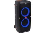 JBL Party Box 310 Party-Lautsprecher (Bluetooth, 240 W, tolle Lichteffekte, rollbar, Akku, USB), schwarz