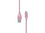 XLAYER 217085 1 x USB C Stecker auf 1 x USB Stecker Ladekabel 1,5m Rosa