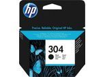 HP 304 Tintenpatrone (original Druckerpatrone 304 schwarz N9K05AE), schwarz