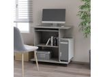 vidaXL Schreibtisch Betongrau 80x50x75 cm Holzwerkstoff
