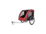 Trixie Bicycle trailer L: 75 × 86 × 80/145 cm black/red