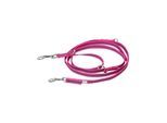Julius-K9 C&G - Super-grip leash.rosa/grey.14mm/2.2m.max 30kg
