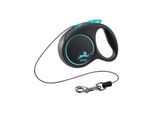 Flexi Black Design XS leash 3 m 8 kg blue