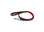 Julius-K9 POWAIR leash - red - 1.2 m with handle - large carabiner