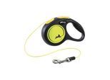 Flexi New Neon yellow leash XS 3M 8KG