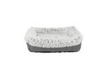 Trixie Harvey bed square 80 × 65 cm grey/white-black