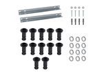 Breuer Wannenfüsse Set 2 15 Stützfüße/4 Montageschienen ab 1000 mm