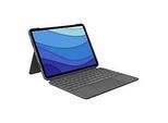 Logitech Combo Touch - Tastatur und Foliohülle - mit Trackpad - QWERTY - GB - Oxford Gray