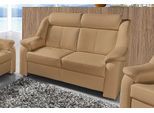 2-Sitzer SIT & MORE "Basel", braun (cappuccino), B:140cm H:98cm T:95cm, PRIMABELLE-Microfaser, Luxus-Microfaser (100% Polyester);Altara Nubuck, Luxus-Microfaser (100% Polyester);SOFTLUX-Kunstleder;NaturLEDER (echtes Rindsleder), Sofas