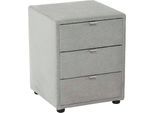 Nachtkonsole JOCKENHÖFER GRUPPE "Lore", grau (mittelgrau 427, 19), H:53cm T:45cm, Sideboards, Nachtkonsole