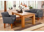 Sofa HOME AFFAIRE "Fehmarn", grau (anthrazit), B:170cm H:98cm T:81cm, Luxus Microfaser (Zusammensetzung: 100% Polyester), Sofas, 3-Sitzer-Sofa 2-Sitzer-Sofa, in 3 Breiten