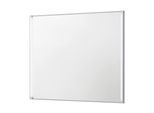 LED-Lichtspiegel FACKELMANN "LED-LINE", grau (silbergrau), B:80,5cm H:67cm T:4cm, Spiegel