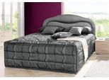 Polsterbett, grau, B:172cm L:212cm, Bezug Bett: Jacquard (100% Polyester);Bonnell-Federkernmatratze: Baumwoll-Mischgewebe (51% Polypropylen, 39% Polyester, 10% Baumwolle);Kaltschaummatratze: 100% Polyester, Bezug abnehm- und waschbar bis 60C Polyester), WESTFALIA SCHLAFKOMFORT, Betten, Polsterbett, mit Bettkasten