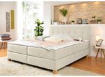 Boxspringbett HOME AFFAIRE "Calloway", beige, B:188cm L:238cm, Komplettbetten, Boxspringbett, inkl. Topper, XXL-Ausführung, in 4 Farben, 5 Breiten, 3 Matratzenarten