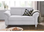 2-Sitzer SIT & MORE "Arngast", silber, B:156cm H:84cm T:93cm, Sofas, inklusive Federkern und Kopfteilverstellung