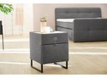 Nachtkonsole JOCKENHÖFER GRUPPE "Linea", grau (dunkelgrau 309, 09), B:42,5cm H:53cm T:45cm, Sideboards, Nachtkonsole, mit LED-Beleuchtung