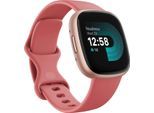 Smartwatch FITBIT BY GOOGLE "Versa 4 + Infinity Band White Small" Smartwatches bunt (rose gold) Fitness-Tracker inkl. 6 Monate Fitbit Premium Mitgliedschaft