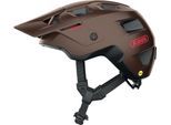 Mountainbikehelm ABUS "MODROP MIPS" Gr. S, braun (metallic copper), Helme, S Kopfumfang: 51cm - 55cm