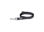 Julius-K9 Super-grip leash black/grey 14mm/1m with handle
