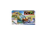 Mattel HJG32 - Hot Wheels - Monster Trucks - Rennstrecke mit 2 Fahrzeugen