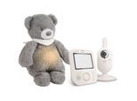 Philips Avent Baby Monitor SCD891/26+NATTOU Sleepy Bear Grey Gift Set voor baby’s 0 m+