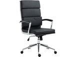 CLP Bürostuhl Cleveland I Ergonomischer Schreibtischstuhl I Höhenverstellbar mit Wippfunktion I Chefsessel mit Armlehnen