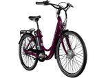 Agon Axis E-Bike 26 Zoll Citybike Damen Herren 140 - 165 cm Pedelec mit Nabenmotor Fahrrad 3 Gang und Beleuchtung StVZO