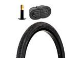Meghna Fahrradreifen City Trekking Tour 1 Reifen 20 x 1,7" schwarz mit 1 Schlauch AV