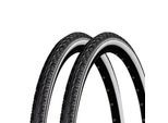 Meghna Fahrradreifen City Trekking Tour 2 Reifen 28 x 1,5" schwarz/weiß