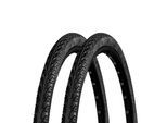 Meghna Fahrradreifen City Trekking Tour 2 Reifen 28 x 1,5" schwarz glatter Mittelstreifen