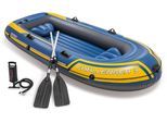 Intex Schlauchboot »Challenger 3«, (Set, mit 2 Paddeln und Luftpumpe)