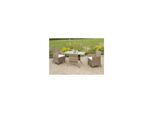 Merxx Balkonset Treviso 5tlg. naturgrau Garten-Set inkl. Sitzkissen