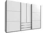 Schwebetürenschrank WIMEX "Magic by fresh to go", weiß, B:300cm H:216cm T:65cm, Schränke, Schwebetürenschrank