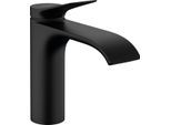 Hansgrohe Waschtischmischer 110 Vivenis m.Zugstangen-Ablaufgarnitur mattschwarz, 75020670 75020670