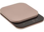 Küchenwaage "Rosti Küchenwaage Mensura Beige", beige (natur), B:16,5cm H:3,5cm, Kunststoff, Küchenwaagen, Küchenwaage