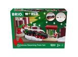 Brio Batterie-Dampflok Weihnachts-Set