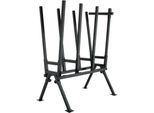 tectake® Holzsägebock, aus lackiertem Stahl, Belastbarkeit 400 kg, 76 x 53 x 102 cm
