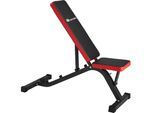 tectake® Hantelbank, mit Schnellverstellung, Sitz 2-fach verstellbar, rutschfest, 116 x 51 x 122 cm
