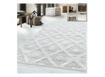 Modern Designer Elegante Teppich, Hoch-Tief Effekt 3D Boho Teppich, Pflegeleicht